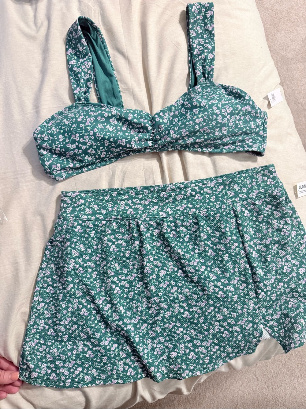 Old Navy Teal Green Two-Piece Swim Set